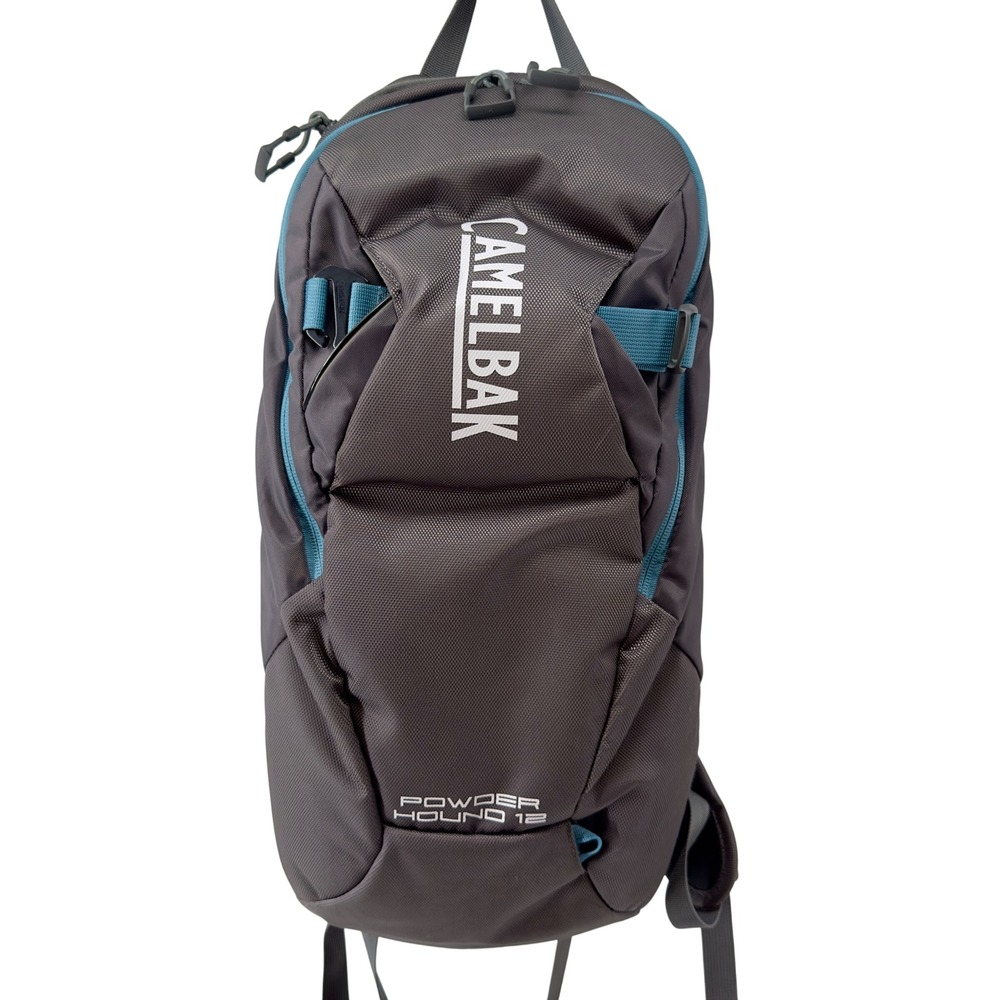 ❄️ CamelBak Powderhound 12 Hydration Pack Unisex GrayBlue Backpack Ski Snowboard